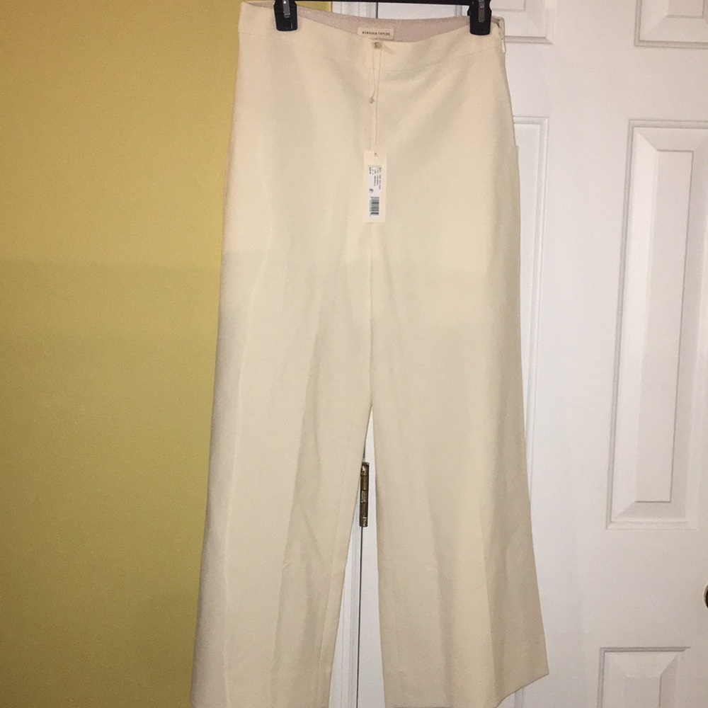 Vanilla Crop Suit Pant New Rebecca Taylor